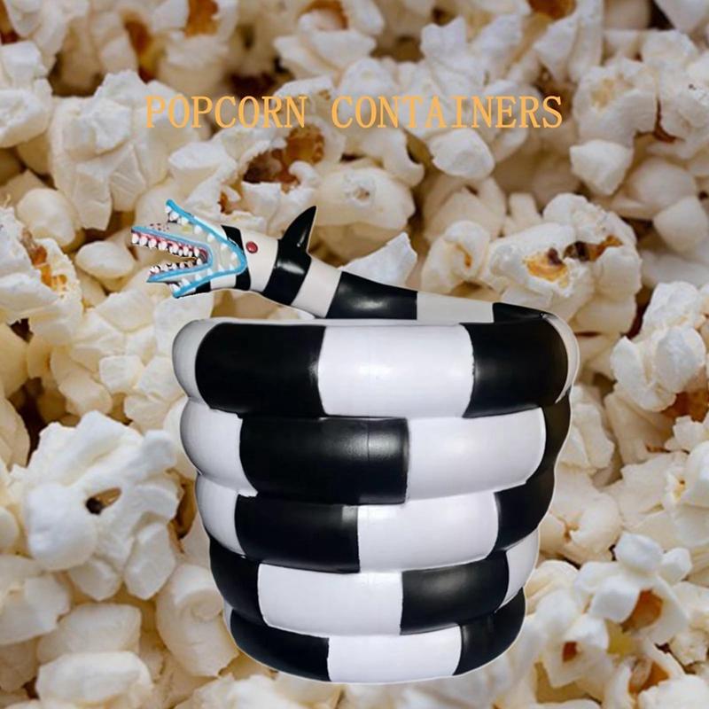 Fun Popcorn Bucket Sandworm Bucket, Horror Halloween Popcorn Bowl Collectibles Decoration Horror Theme Collectibles-ABSW