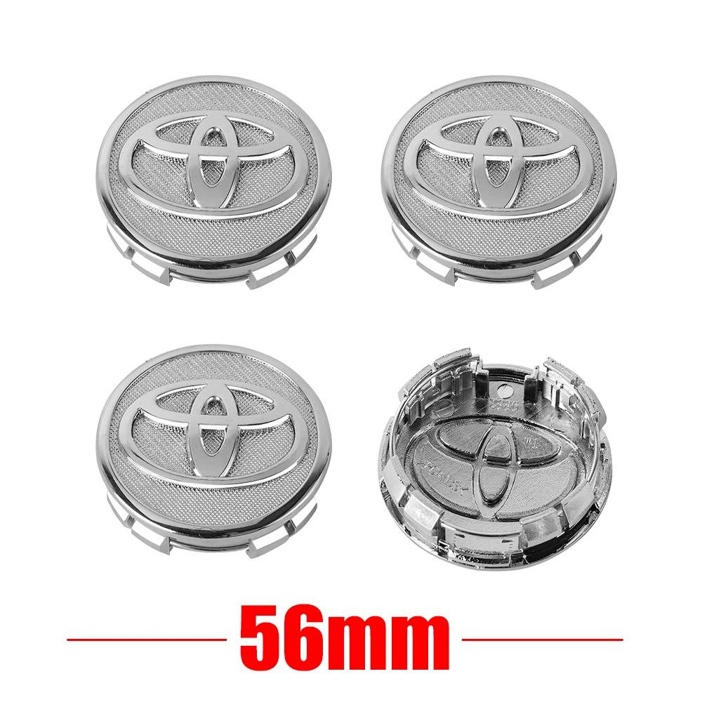 Toyota 2026 Новые колпаки на колеса 56/62 мм Декоративная накладка на центр колеса автомобиля Значок Колпаки на колеса автомобиля Toyota C-hr Rav4 Mira Автомобильная наклейка