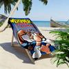 Werner Comic Print Beach Towel, Large Soft Quick Dry Towel for Beach Camping Swimming