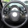 Car Upgrade For Smart Fortwo 451 2009-2015 ABS Carbon Fiber Steering Wheel Trim Cover Decal Auto Interior Accessories