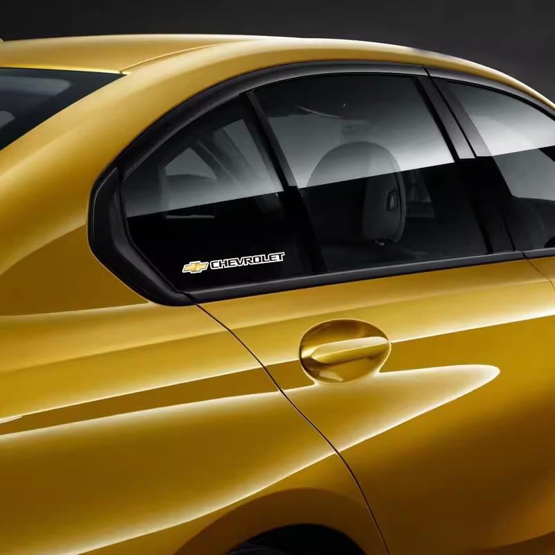 4 шт. Декоративная наклейка на кузов автомобиля, Автомобильные эмблемы-наклейки для Chevrolet Cruze Sonic Silverado Corvette Trax Camaro Captiva Tahoe Z71