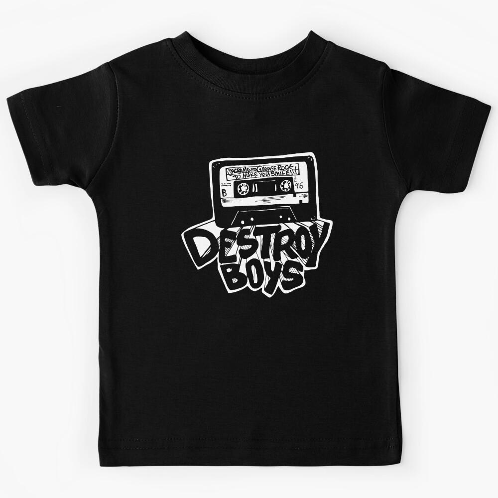 Destroy Boys Cassette Punk, Garage Rock Destroy Boys Kids T-Shirt