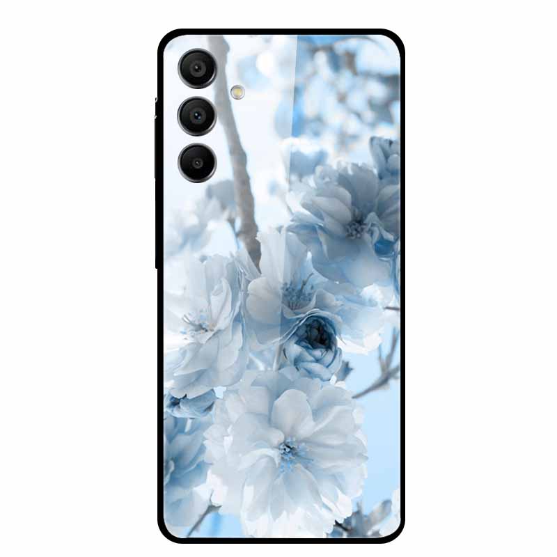 Закаленное Стекло Чехол для Samsung Galaxy A16 5G Задняя Крышка Жесткий Чехол для SamsungA16 Чехол для Телефона Fundas Крутой Защитный Милый Бампер