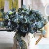 8 Head DIY Decor Vintage Wedding Artificial Flowers  Silk Peony  Rose Bouquet Party Decoration