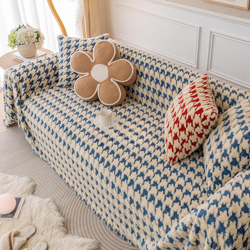 Чехол на диван, ткань, полный чехол, чехол для дивана, чехол для дивана, утолщенный флисовый чехол для дивана, полотенце