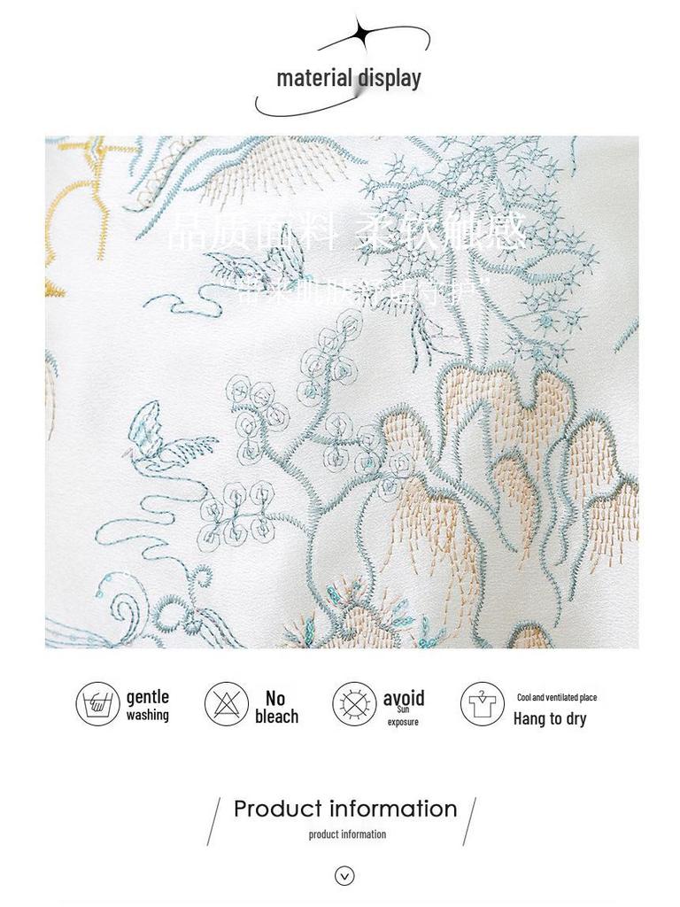 2025 Spring Chinese-Style Women's Sequin Embroidery Frog Button Retro Short Jacket