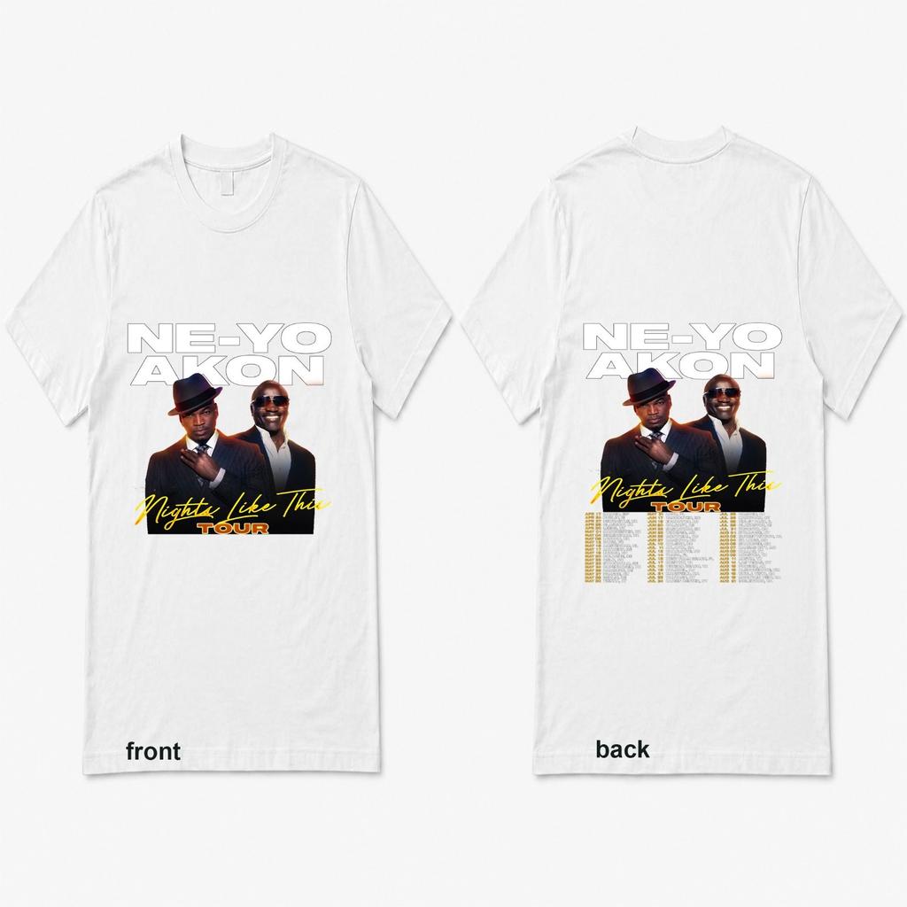 Akon TShirt NeYo Nights Like Tour Inspired Concert Unisex Adults kids Tee Tops
