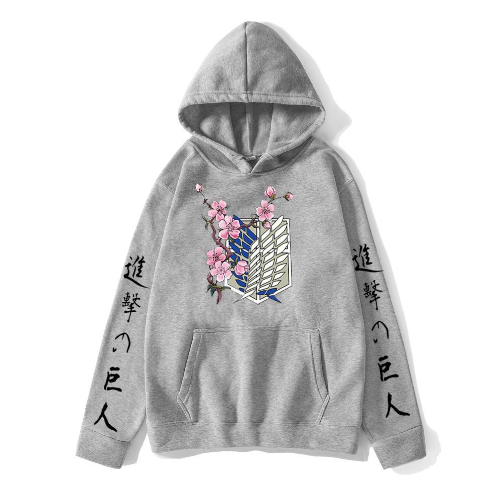 Attack Giant Sweater anime wings sweater male, trendy plus size hoodie