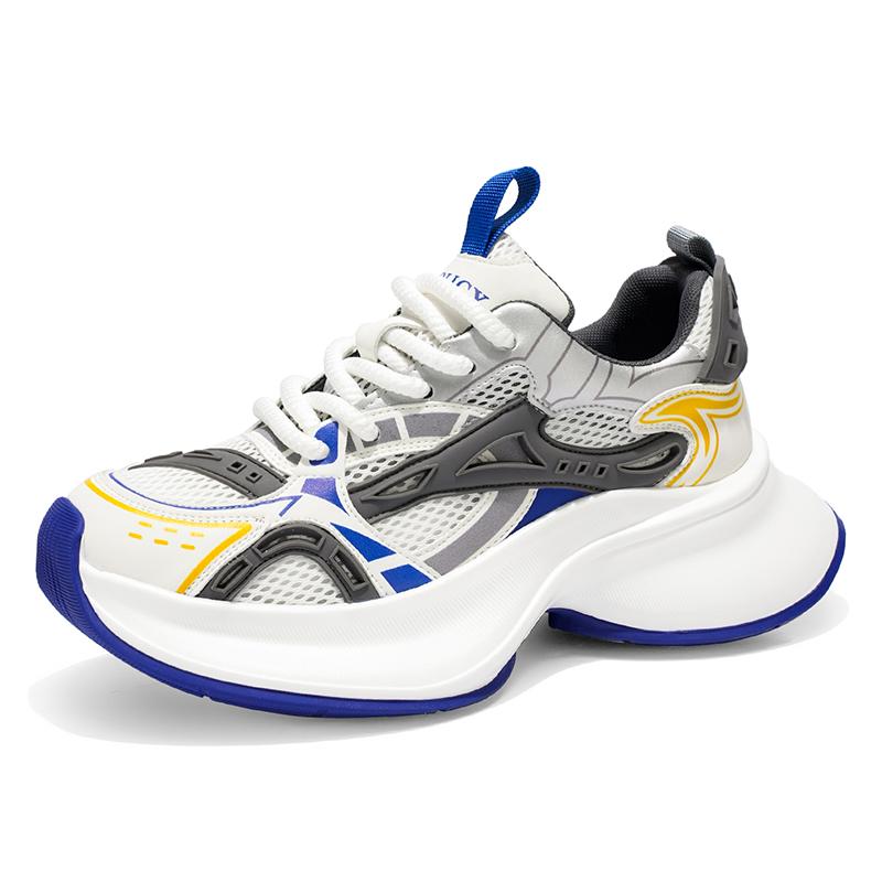 New Fashion Mens Casual Sneakers Breathable Chunky Shoes Men Designer Trainer Comfortable Platform Sneakers Streetwear Shoes Men