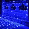 Светодиодная сетка Thrisdar 2*2 м 3*2 м 6*4 м Рождественская гирлянда из сетки для деревьев, кустов, заборов, стен, декор для вечеринки