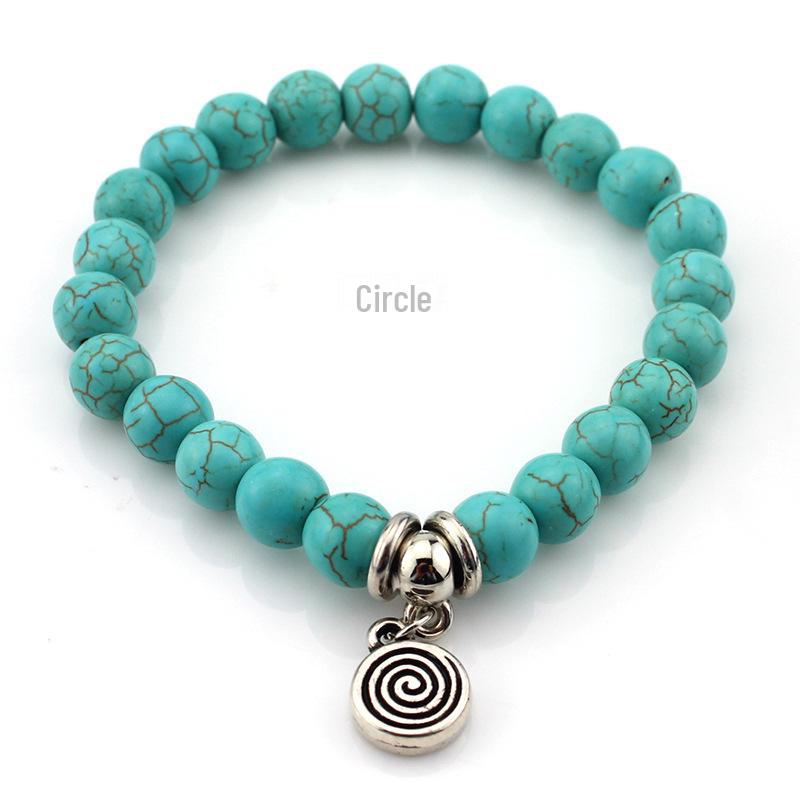 Turquoise Beaded Bohemian Bracelets: European & American Fashion