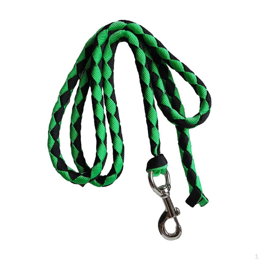 Horse Lead Rope Braided Attaches To Halter or Harness Leads Cord with Bolt Snap
