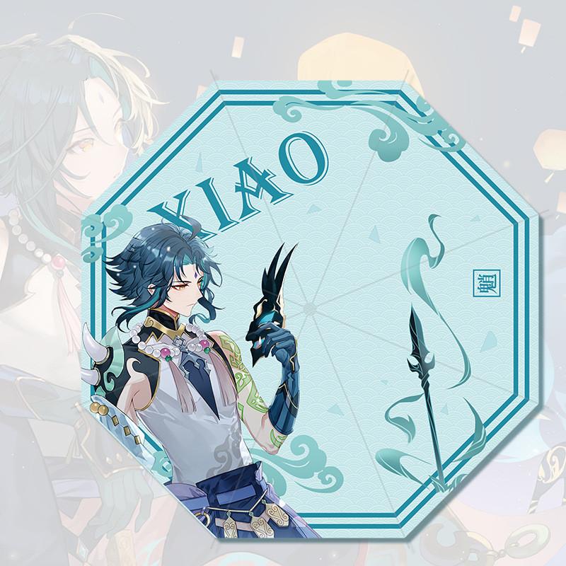 Аниме Tokisaki Kurumi Rem складной зонт солнечный зонт мультфильм Genshin Impact Demon Slayer солнечный зонт косплей реквизит