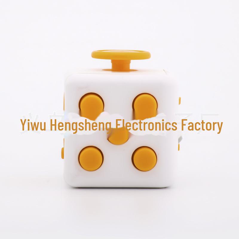 Six-Sided Finger Exercise Rubik's Cube: Hot Decompression Dice Toy
