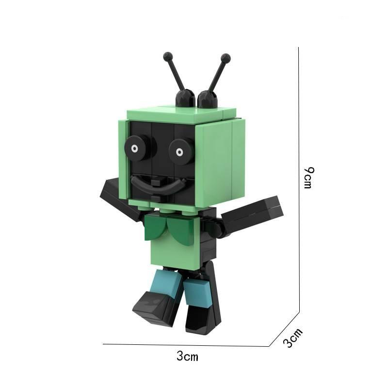 Мир Строительства Денди Блочная Игрушка Мультфильм Анимация Дети Сборка Куклы