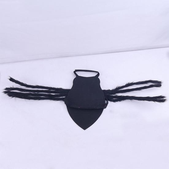 Pet Spider Costume Halloween Furry Giant Simulation Spider Apparel for Cats Small Medium Dogs Pet Halloween Party Cosplay Dress Up Accessory