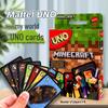 UNO издание Minecraft: Оригинальные игральные карты Mattel для неформальных многопользовательских и веселых party-игр.