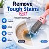 Pumice Stone Toilet Cleaner with Extra Long Handle, Powerfully Removes Yellow Stains, Limescale(Purple, 1A+3B)