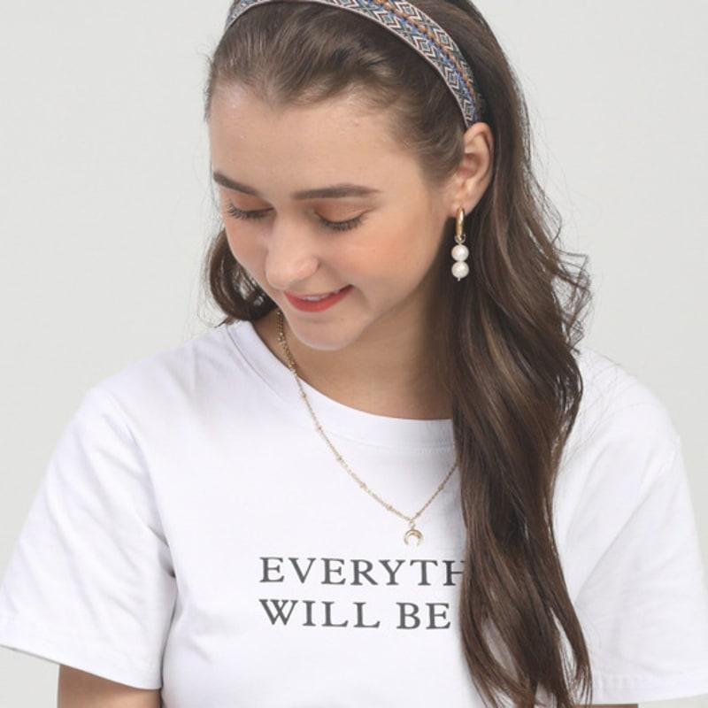 LALA Повязка на голову с африканским узором P-BROWN