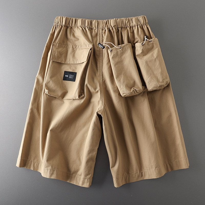 Export Tail Single Cut Label Outdoor Functional Mountain Parka Shorts Men's American High Street Hip Hop Fifth Pants Men's Trousers