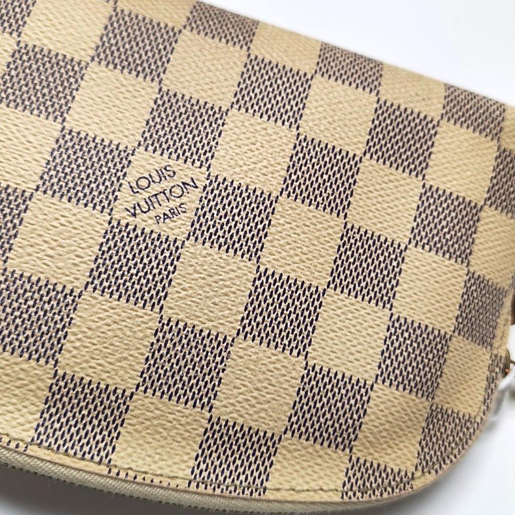 [Pre-Owned] Damier Azur Canvas Makeup Bag - Good #TXQC6M