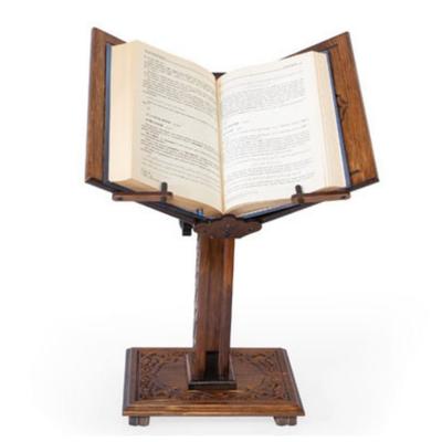 Регулируемая резная подставка для книг из дерева | Коран, Библия, кафедра держателя Торы | Портативная подставка для книг | Подставка для религиозной книги | Исламская книжная стойка