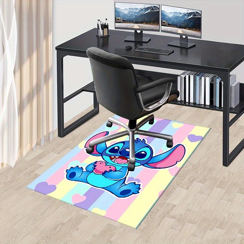 Office Rug Stitch, Hearts theme 3D Printed Anti-Slip Rug-Machine Washable for Living Room