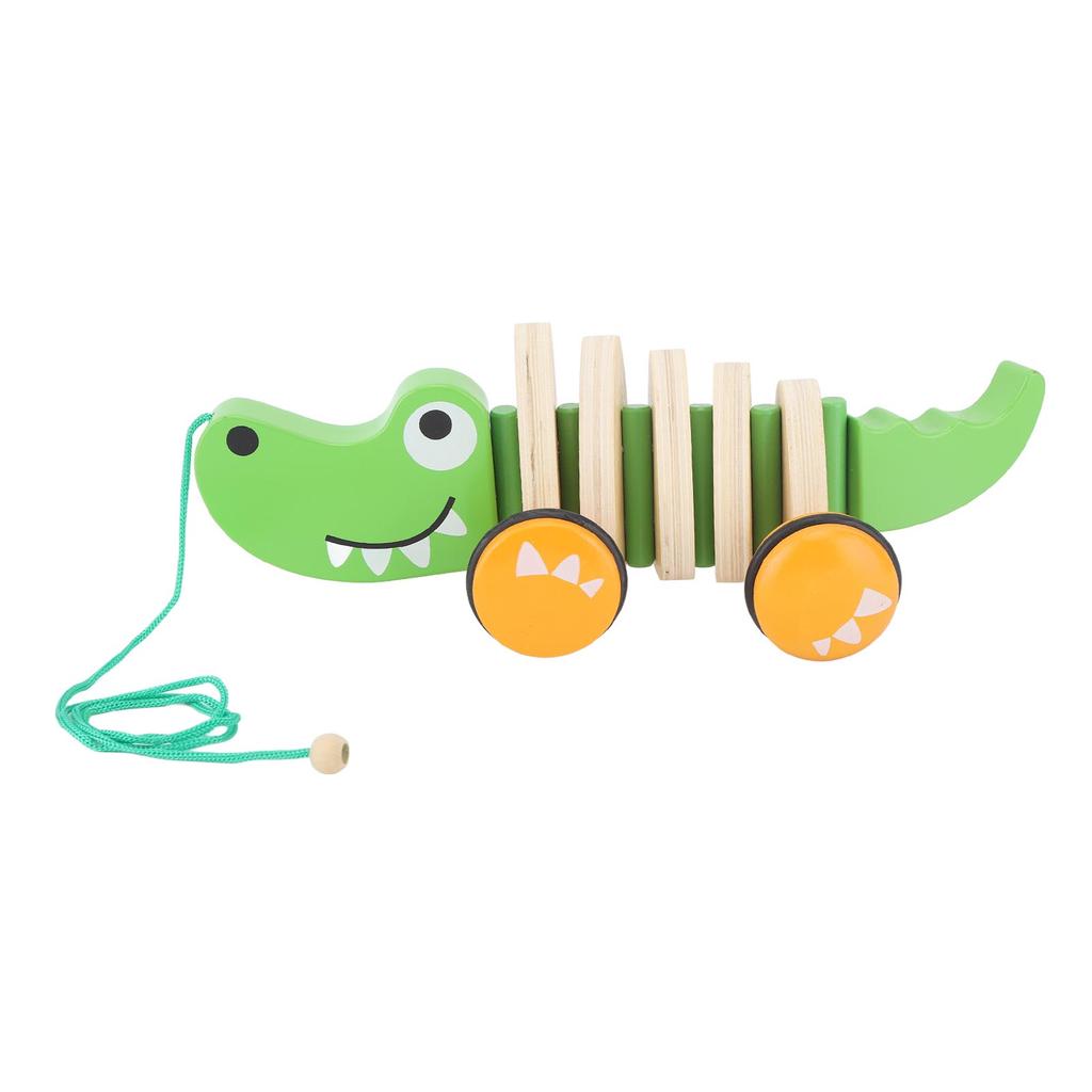 Pull Along Toy Baby Toddler Climbing Hand Pulling Car Toy Infant Early Education Toy Crocodile