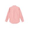 Uniqlo Клетчатая однобортная рубашка с воротником и длинным рукавом Унисекс рубашки Гранатово-красный 456649-14