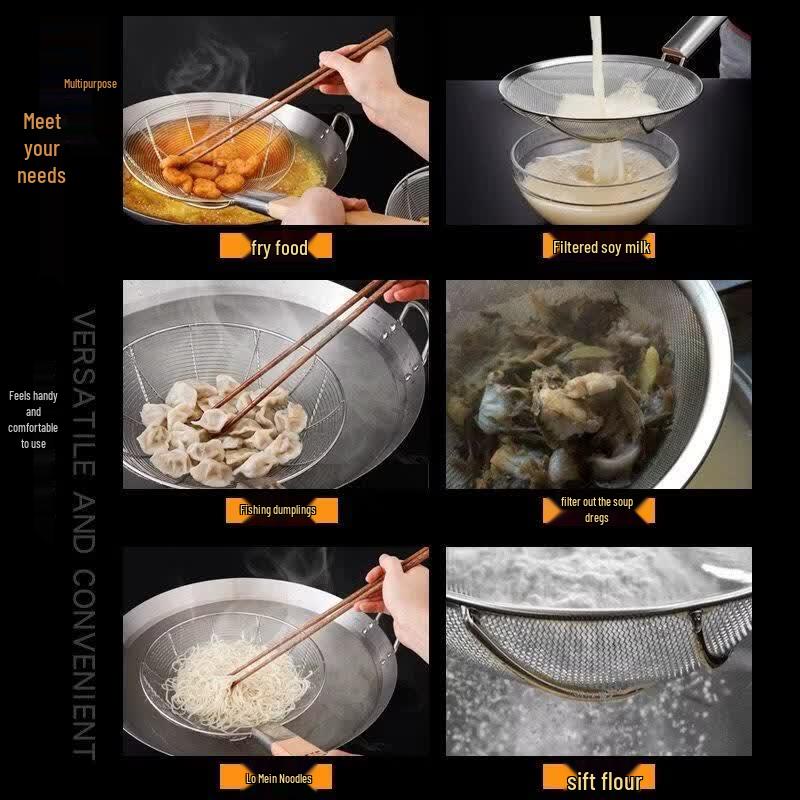 JingJingRS Stainless Steel Strainer Skimmer