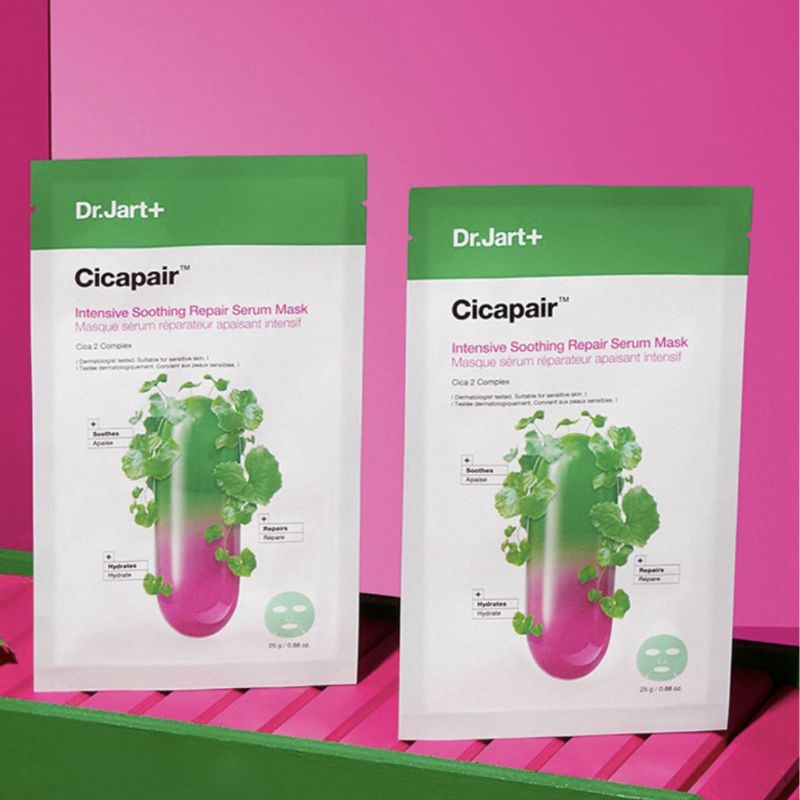Dr.Jart + Интенсивно успокаивающая восстанавливающая сыворотка-маска Cicapair 25 г x 5 шт.