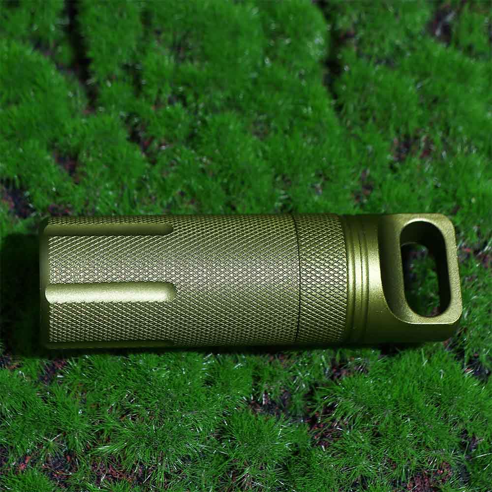 Keychain Dry Bottle Hike Box Medicine Case Capsule Container First-Aid Canister Pill Box Seal Tank