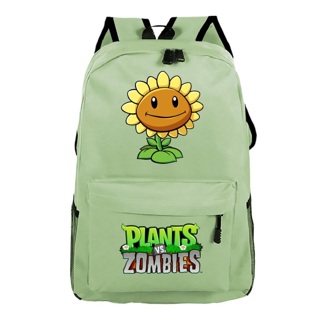 Game Merchandise Plants Vs. Zombies School Bag Casual Simple Backpack