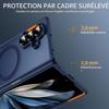 Coque pour Samsung Galaxy Z Fold 8 Ultra, avec Cercle Magnétique - Bleu Marine - 2 Verres Trempés