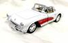 1957 Chevrolet Corvette Масштабная литая модель автомобиля от Miniature Model Model Airplane 134 Kinsmart, Белый, Реплика, Автомобиль, Автомобиль, [Б/У]