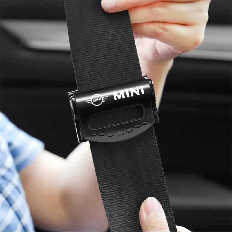 Зажимы для ремней безопасности автомобиля Регулируемый зажим безопасности Аксессуары для интерьера автомобиля Для BMW Mini Cooper R56 R50 R53 F56 R60 2011 2012 2013 2018