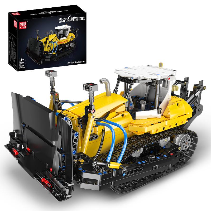 Mould King 19019 Технические игрушки-машины Набор строительных блоков MOC PR756 Бульдозер Инженерный грузовик Кирпичный набор Рождественский подарок для детей