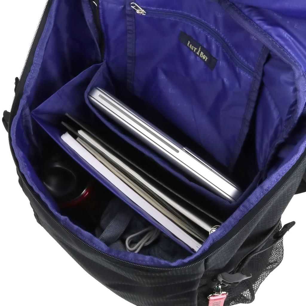EASTBOY Etude Backpack 30L EBA49 Black x White 05