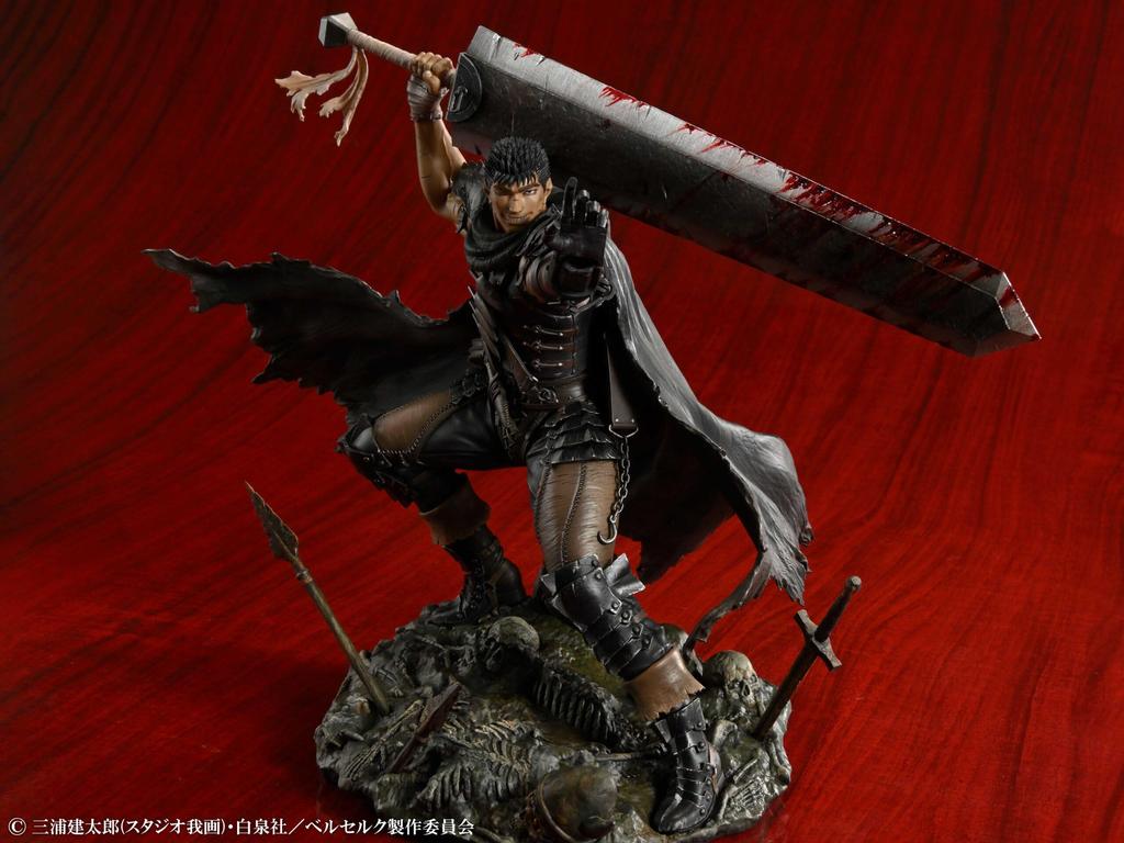 TV Anime Guts Black Swordsman 265mm PVC ABS Painted Finished Figure "Berserk" Ver. Approx. &