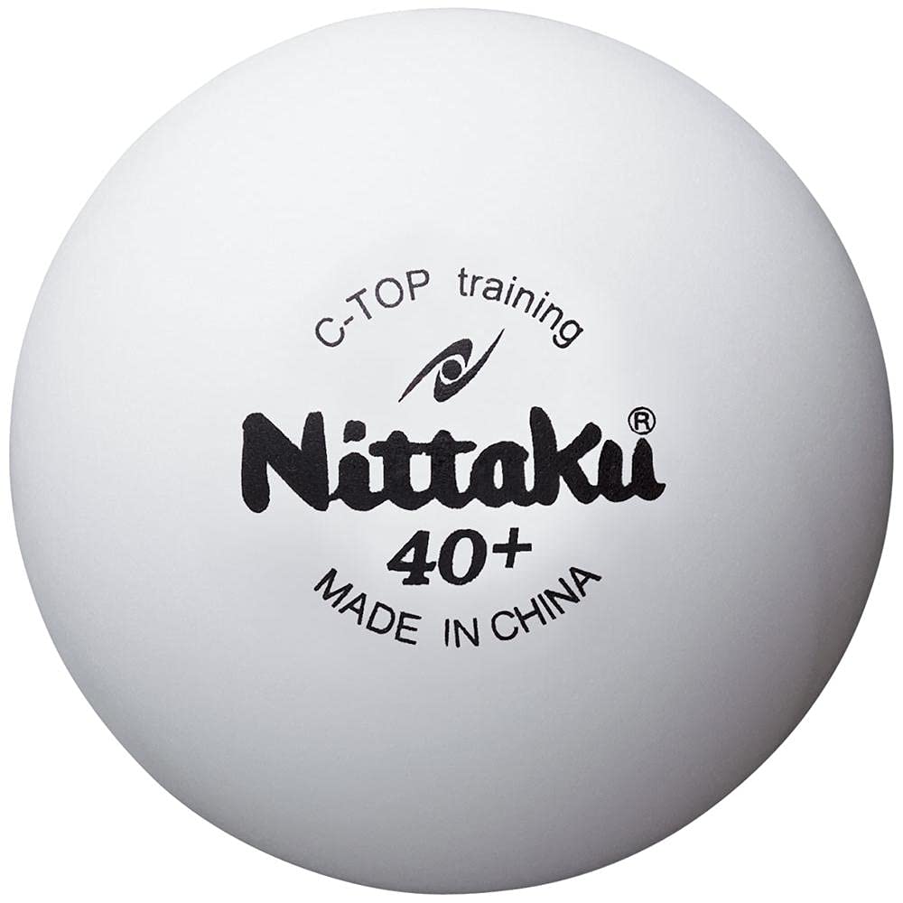 Nittaku Table Tennis Training 10 Dozen Balls, C-Top Balls, (120 Balls), NB-1466
