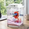 Умный настольный аквариум с датчиками Прозрачный кейс для фигурок Экологичный аквариум