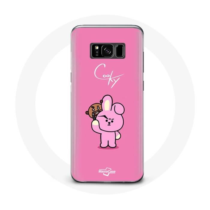 Case for Samsung Galaxy S8 Plus BTS Bangtan Sonyeondan BT21 Shooky Suga and Cooky Jungkook