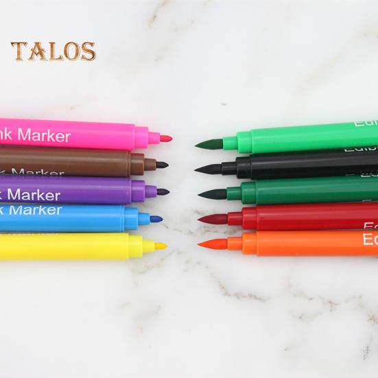 Ручка для выпечки, безопасный пищевой пластик, полезная ручка для рисования с толстым наконечником для дома