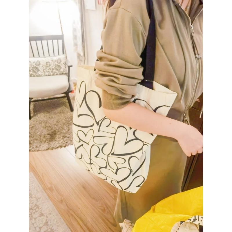 Холщовая сумка Ins плечо большой емкости Forest Handbag сумка для покупок