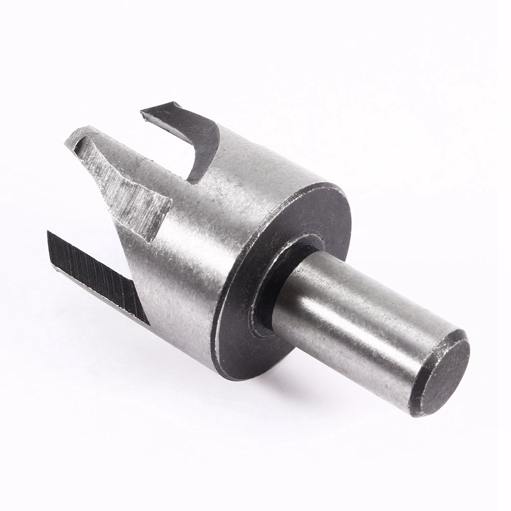 8 Pcs Chamfer Wood Plug Cutter Straight & Tapered Taper Claw Type Drill Bits