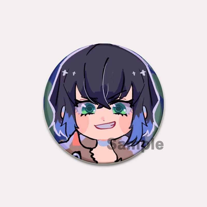 32/44/58 мм мультяшные броши ручной работы «Убийца демонов» Камадо Тандзиро/Хашибира Иносукэ, булавка Кочоу Синобу/Камадо Незуко Цуюри Канао, значок