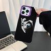 Аниме E-ergo P-Proxy Для iPhone 17,16,15,14,13,12,11,Mini,Pro,E,SE4,XS,MAX Фиолетовый Ударопрочный Конфетный Матовый Чехол