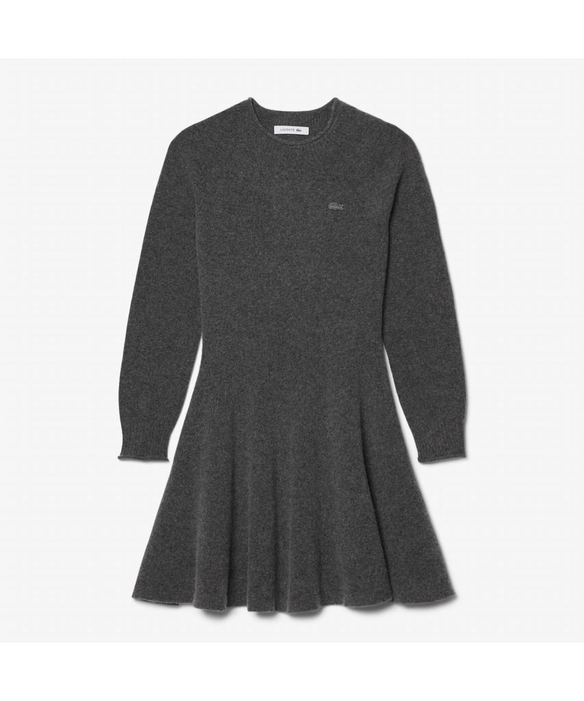 LACOSTE Women'S Wool Fit-And-Flare Mini Dress Ef4161-55N 050