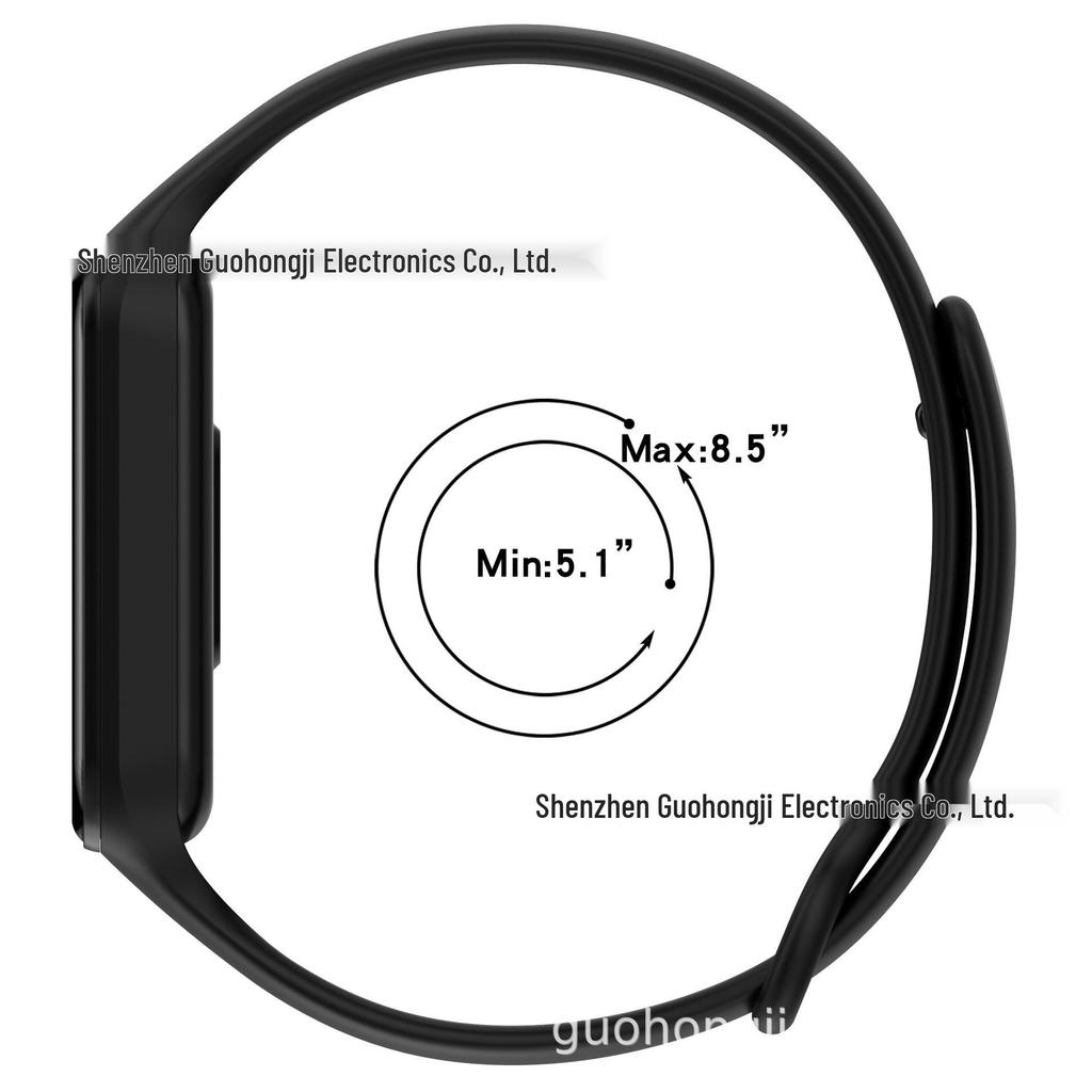 Силиконовый ремешок Guohongji для Redmi Band 2 - Мягкий, удобный, водонепроницаемый, потовпитывающий браслет
