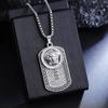 Модная мужская двухслойная подвеска-ожерелье в корейском стиле: Стиль Хип-Хоп, Аксессуар с Индивидуальностью, Подарок для Пар.
